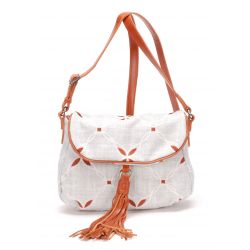 Sac Bandoulière Belinda en Toile et Cuir - Arthur & Aston