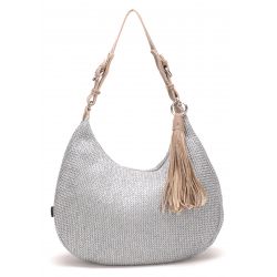 Sac Porté Epaule Nora en Synthétique Tressé et Cuir - Arthur & Aston
