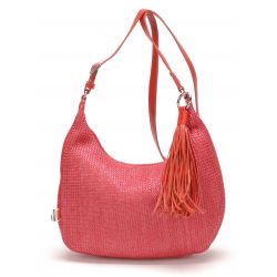 Sac Travers Nora en Synthétique Tressé et Cuir - Arthur & Aston