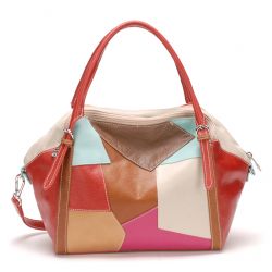 Sac à Main Mélie en Cuir Patchwork - Arthur & Aston