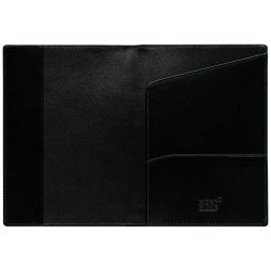 Porte-passeport Cuir Noir -...