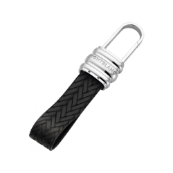 Porte-Clé Cuir Noir -...
