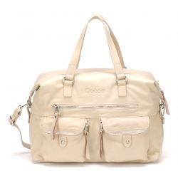 Grand Sac à Main en Cuir Grainé - Mocca