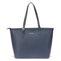 Grand Sac Shopping en Croûte de Cuir - Mocca