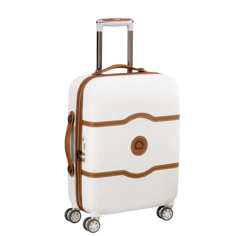 Valise Cabine 4 Roues 55cm Slim Châtelet Air Blanche Delsey