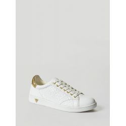 Baskets Super Logo Blanche en Synthétique - Guess