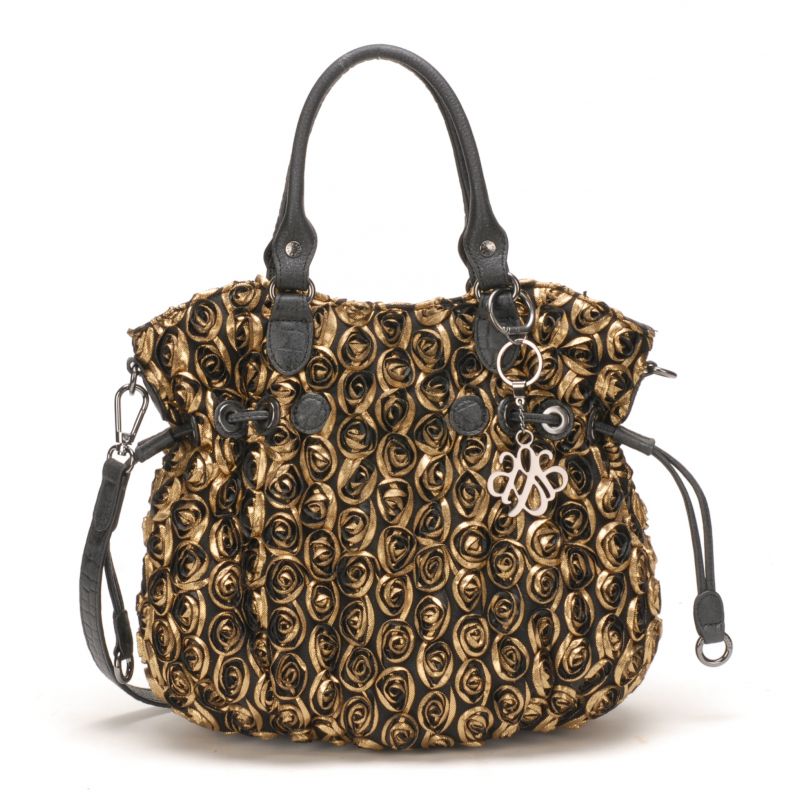Sac Seau Desilia en Tissu et Cuir - Arthur & Aston Sac Seau Desilia en Tissu et Cuir - Arthur & Aston