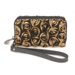 Porte-Monnaie Zippé Desilia en Tissu et Cuir - Arthur & Aston