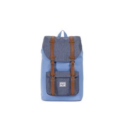 Sac à Dos Little America Mid-Volume Hydrangea/Dark Chambray Crosshatch/Tan - Herschel