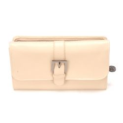 Compagnon Porte-Chéquier Beige en Cuir - Arthur & Aston