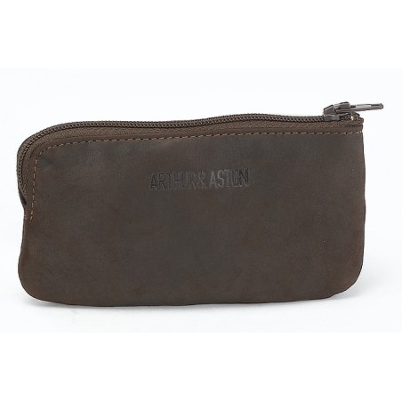 Porte-Monnaie et Clés en Cuir Vachette Gras - Arthur & Aston