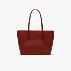 Sac Cabas Zippé Chantaco en Cuir Piqué - Lacoste