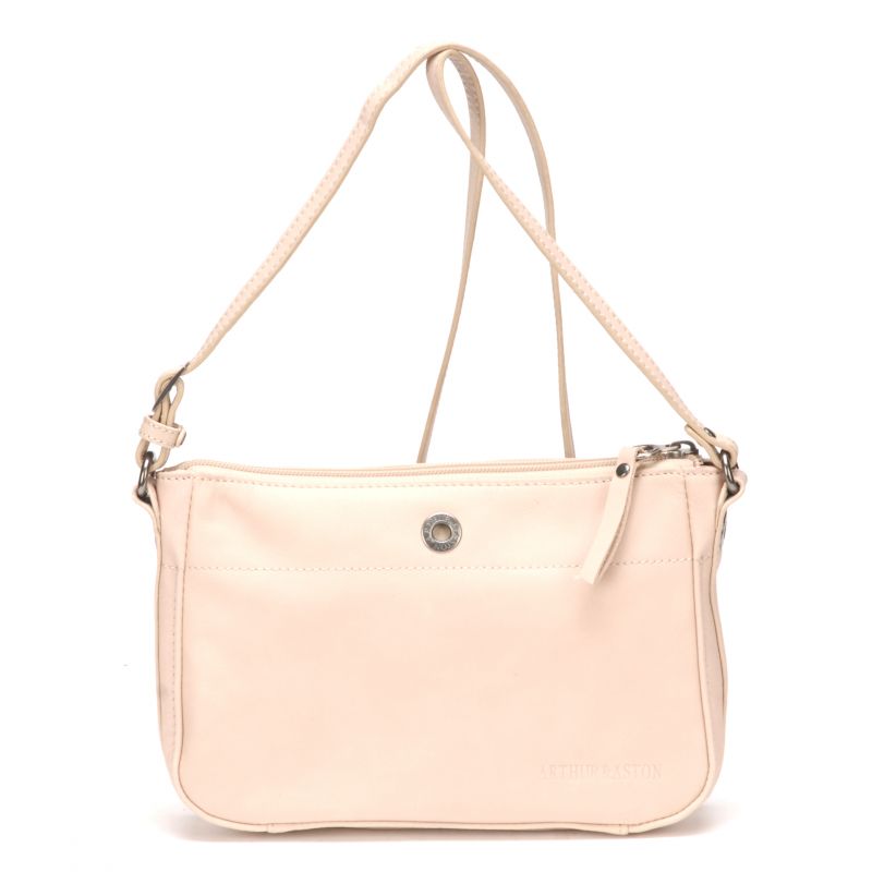Petit Sac Bandoulière Zippé Anna en Cuir Vachette - Arthur & Aston