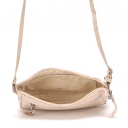 Petit Sac Bandoulière Zippé Anna en Cuir Vachette - Arthur & Aston