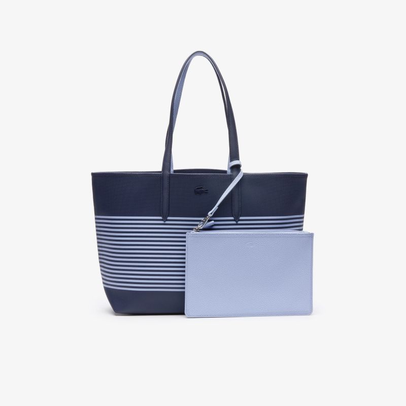 Sac Cabas Réversible Anna Imprimé Rayé en Synthétique - Lacoste Sac Cabas Réversible Anna Imprimé Rayé en Synthétique - Lacoste