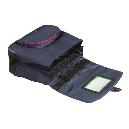 Cartable 38cm Les fantaisies Kyoto Bleu - Tann's