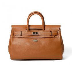 Sac à Main Buni Pyla S en Cuir Chatain - Mac Douglas