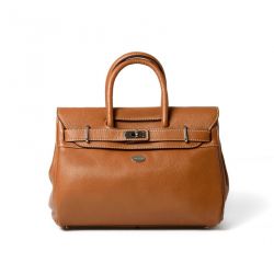 Sac à Main Buni Pyla XS en Cuir Chatain - Mac Douglas