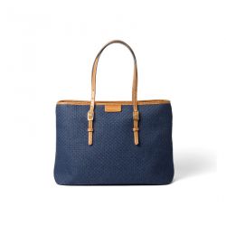 Sac Cabas Paloma Everton en Toile Tréssée Bleu - Mac Douglas