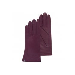 Gants Femme Cuir Agneau Bordeaux - Isotoner