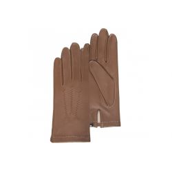 Gants Femme Cuir Agneau Cognac - Isotoner