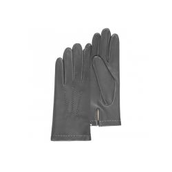 Gants Femme Cuir Agneau Gris - Isotoner