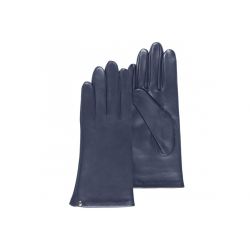 Gants Femme Cuir Agneau Marine - Isotoner