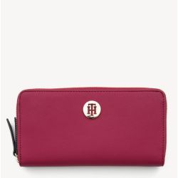 Compagnon Zippé TH Hardware Beet Red en Synthétique - Tommy Hilfiger