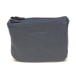 Porte-Monnaie Zippé en Cuir Vachette - Mocca