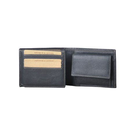 Portefeuille Italien en Cuir Vachette Destroy - Arthur & Aston