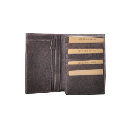 Grand Portefeuille en Cuir Destroy - Arthur & Aston