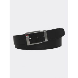 Coffret Ceinture Réversible 115cm Noir en Cuir - Tommy Hilfiger