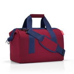 Sac de Voyage Allrounder M Dark Ruby en Toile - Reisenthel