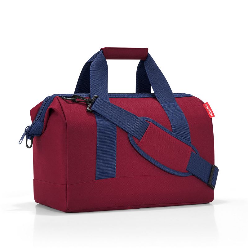 Sac de Voyage Allrounder M Dark Ruby en Toile - Reisenthel Sac de Voyage Allrounder M Dark Ruby en Toile - Reisenthel