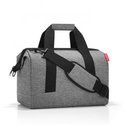 Sac de Voyage Allrounder M Twist Silver en Toile - Reisenthel