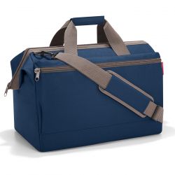 Sac de Voyage Allrounder L Pocket Dark Blue en Toile - Reisenthel