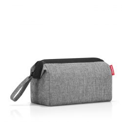 Trousse de Toilette TravelCosmetic Twist Silver en Toile - Reisenthel
