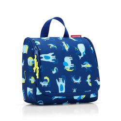 Trousse de Toilette Toiletbag Kids ABC Friends Blue en Toile - Reisenthel