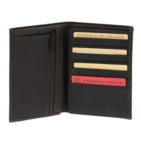 Portefeuille Louis en Cuir Vachette Gras - Arthur & Aston