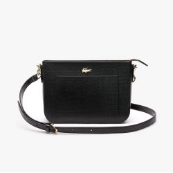 Sac Bandoulière Carré Chantaco en Cuir - Lacoste