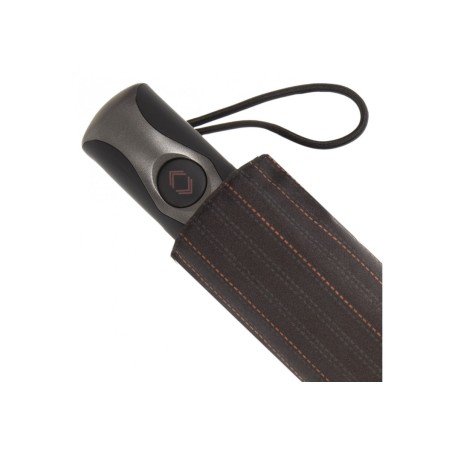 Parapluie Homme Automatique X-TRA SOLIDE Rayure Surpiquée - Isotoner