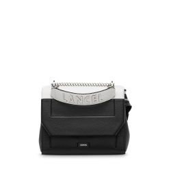 Sac Bandoulière Rabat M Ninon en Cuir Blanc/Neige - Lancel