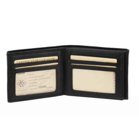 Portefeuille Italien Louis en Cuir Vachette Gras - Arthur & Aston
