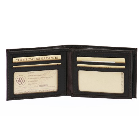 Portefeuille Italien Louis en Cuir Vachette Gras - Arthur & Aston