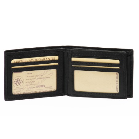 Portefeuille Italien Louis en Cuir Vachette Gras - Arthur & Aston