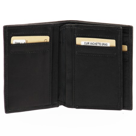 Portefeuille Louis en Cuir Vachette Gras - Arthur & Aston