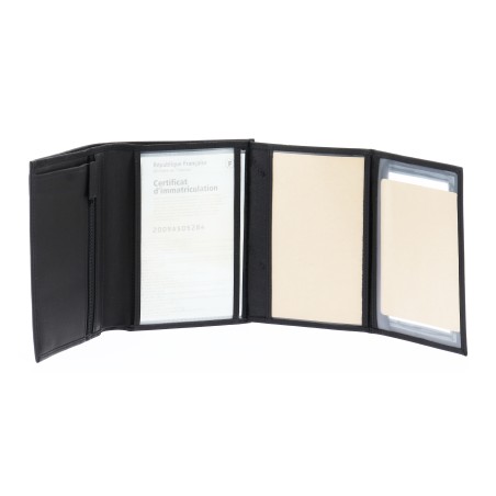 Grand Portefeuille en Cuir Vachette Gras - Arthur & Aston
