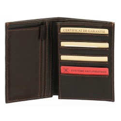 Grand Portefeuille en Cuir Vachette Gras - Arthur & Aston