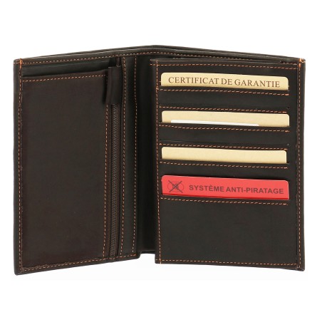 Grand Portefeuille en Cuir Vachette Gras - Arthur & Aston