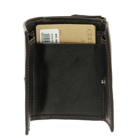 Porte-Monnaie Dos à Dos Louis en Cuir Gras - Arthur & Aston